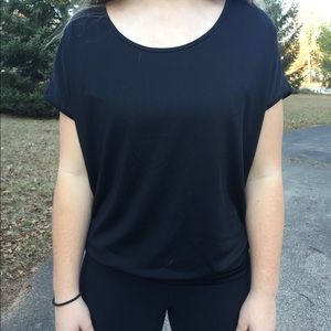 Black work out shirt